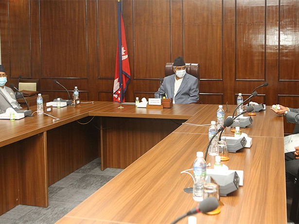 मन्त्रिपरिषद्को बैठक बस्दै